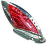 Блесна Цикадa Wave Striker 10g Silver/Red (Scorana) ws10SR