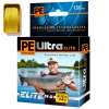 Плетеный шнур AQUA PE ULTRA   ELITE M-8  0,14мм, 150м (желтый, 8 жил)