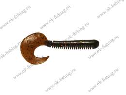 Приманка-твистер съедобный LJ Pro Series CHUNK TAIL 07,50 цвет PA16(маш.масло)(уп. 7шт.) 140106-PA16