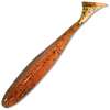 Виброхвост KEITECH Easy Shiner 3,0" цв. #438 Green Pumpkin Fire  (уп. 10шт.)