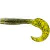 Приманка силикон. ALLVEGA FLUTTER TAIL GRUB  8-016 green pumpkin (твист, 8см, 3,6гр, уп. 7шт)