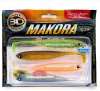 Приманка-виброхвост съедобный LJ 3D Series MAKORA SHAD TAIL 12,70 цвет MIX1 (уп. 4шт.) 140410-MIX1