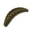 Приманка съедоб. слаг TROUT ZONE MAGGOT 1,6" СЫР черный (баночка 10шт)