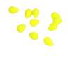 Бобышка (утолщение) на антенну поплавка Желтый (уп 10шт)