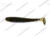 Виброхвост KINETIC съедобный SUPER MINNOW 3,0"- 03 (болотный с черными блестками) уп.10шт